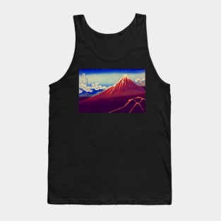 "Storm below Mount Fuji from the series Thirty-six Views of Mount Fuji" by Katsushika Hokusai (1830 - 1832) TECHNICOLOR REMASTERED Tank Top